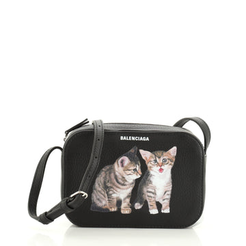 Balenciaga Everyday Crossbody Bag Printed Leather XS
