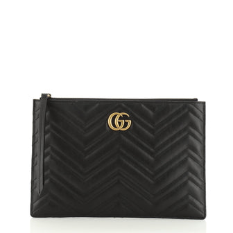 Gucci GG Marmont Pouch Matelasse Leather