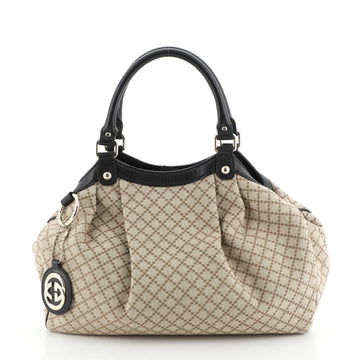 Gucci Sukey Tote Diamante Canvas Medium