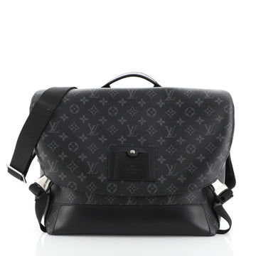 Louis Vuitton Voyager Messenger Bag Monogram Eclipse Canvas MM