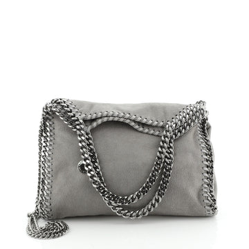 Stella McCartney Falabella Fold Over Crossbody Bag Shaggy Deer Mini
