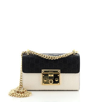 Gucci Padlock Shoulder Bag Guccissima Leather Small
