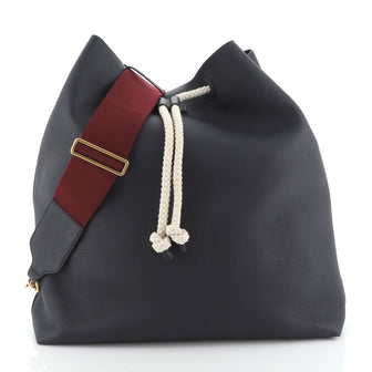 Gucci Rope Drawstring Shoulder Bag Leather