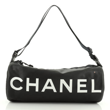 Chanel Sport Line Duffle Bag Printed Rubberized Leather Large