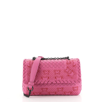 Bottega Veneta Olimpia Crossbody Bag Stitched Intrecciato Nappa Baby