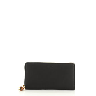 Gucci Nymphaea Zip Around Wallet Leather
