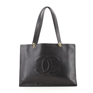Chanel Vintage CC Chain Tote Lambskin XL