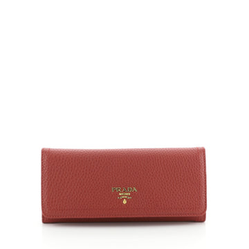 Prada Continental Wallet Vitello Daino Long