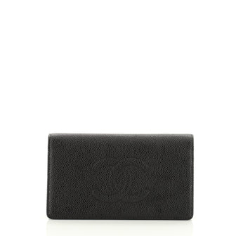 Chanel Timeless L-Yen Wallet Caviar Long
