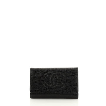 Chanel Timeless CC 6 Key Holder Caviar