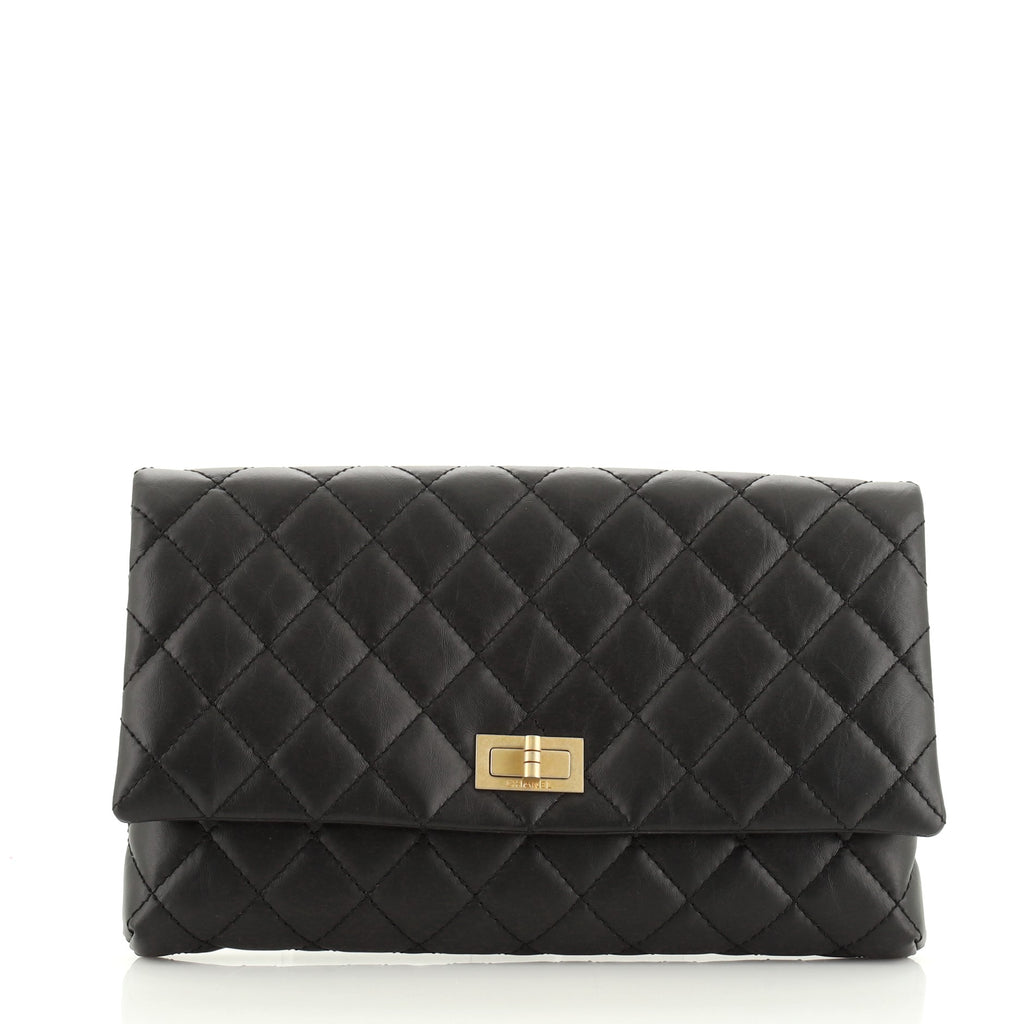 Chanel Reissue 2.55 Flap Clutch - Black Clutches, Handbags