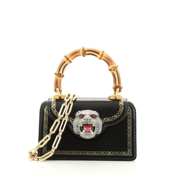 Gucci Thiara Top Handle Bag Frame Print Leather Small