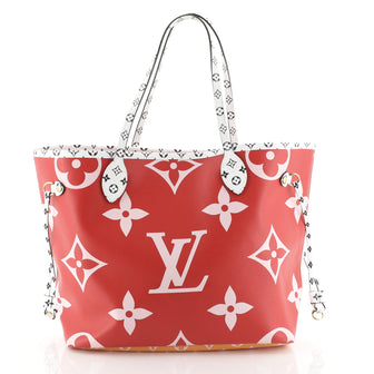 Louis Vuitton Neverfull Nm Tote Limited Edition Colored Monogram