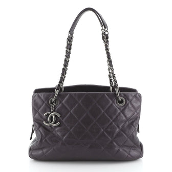 Chanel Chic Shopping Tote Quilted Caviar Small