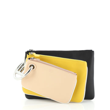 Fendi Triplette Pouch Set Calfskin