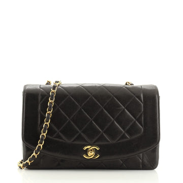 Chanel Vintage Diana Flap Bag Quilted Lambskin Medium