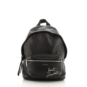 Saint Laurent City Backpack Leather Toy