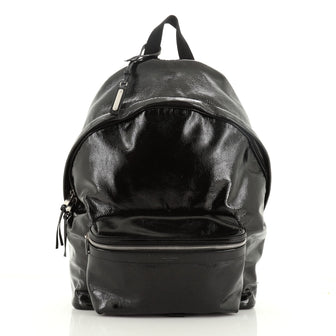 Saint Laurent City Backpack Patent Medium