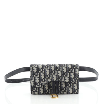 Christian Dior Saddle Rectangular Belt Bag Oblique Canvas