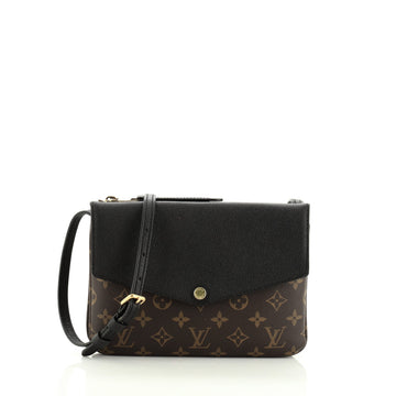 Louis Vuitton Twice Handbag Monogram Canvas
