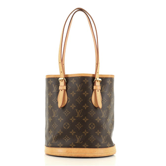 Louis Vuitton Petit Bucket Bag Monogram Canvas