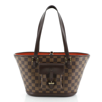 Louis Vuitton Manosque Handbag Damier PM