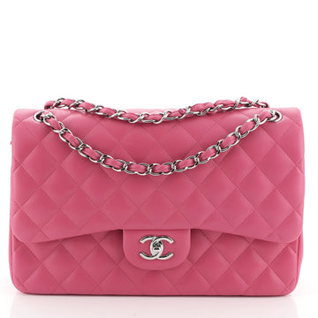 Chanel Classic Double Flap Bag Quilted Lambskin Medium