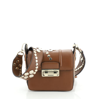 Lanvin Jiji Shoulder Bag Embellished Leather Mini