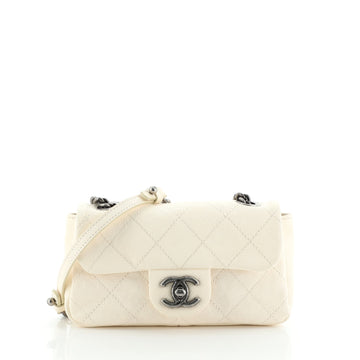 Chanel Simply CC Flap Bag Quilted Caviar Mini