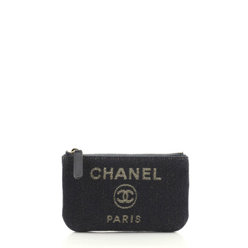 Chanel Deauville Coin Pouch Denim Mini