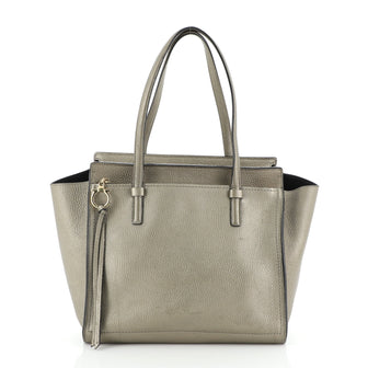 Salvatore Ferragamo Amy Tote Pebbled Leather Medium