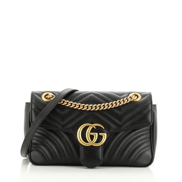 Gucci GG Marmont Flap Bag Matelasse Leather Small