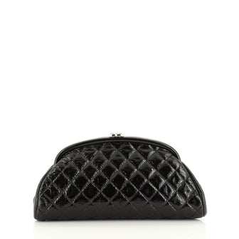 Chanel Timeless Clutch Quilted Patent