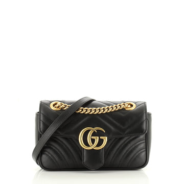 Gucci GG Marmont Flap Bag Matelasse Leather Mini