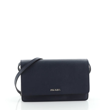 Prada Wallet Crossbody Saffiano Leather