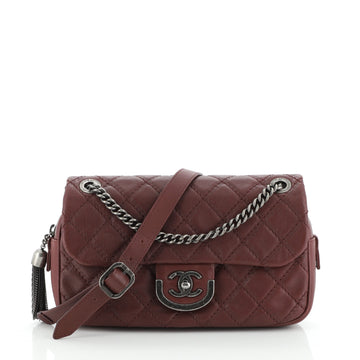 Chanel Paris-Edinburgh Coco Sporran Flap Bag Quilted Calfskin Medium