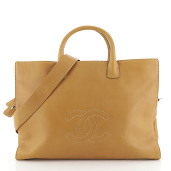 Chanel Vintage Timeless Convertible Duffle Leather Large