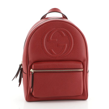 Gucci Soho Chain Backpack Leather