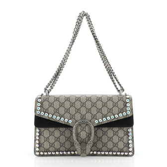 Gucci Dionysus Bag Crystal Embellished GG Coated Canvas Small