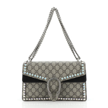 Gucci Dionysus Bag Crystal Embellished GG Coated Canvas Small