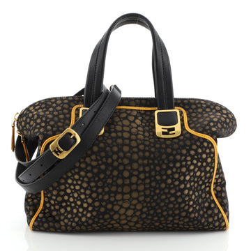 Fendi Chameleon Convertible Satchel Jacquard Mini