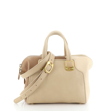 Fendi Chameleon Convertible Satchel Leather Mini