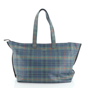 Balenciaga Logo Market Shopper Tote Printed Leather Large