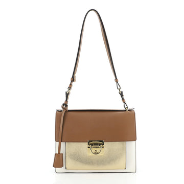 Salvatore Ferragamo Marisol Shoulder Bag Leather Small