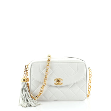 Chanel Vintage Front Pocket Camera Bag Chevron Lambskin Small