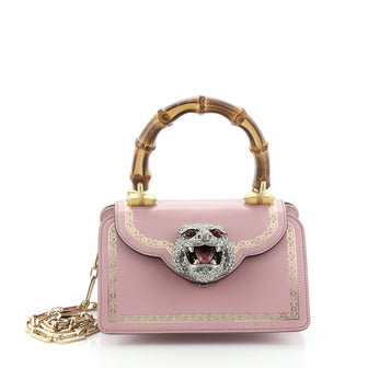 Gucci Thiara Top Handle Bag Frame Print Leather Small