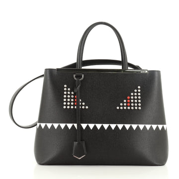Fendi 2Jours Monster Bag Leather Medium