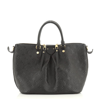 Louis Vuitton Mazarine Handbag Monogram Empreinte Leather MM