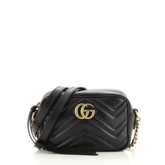 Gucci GG Marmont Shoulder Bag Matelasse Leather Mini