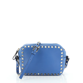 Valentino Rockstud Camera Crossbody Bag Leather